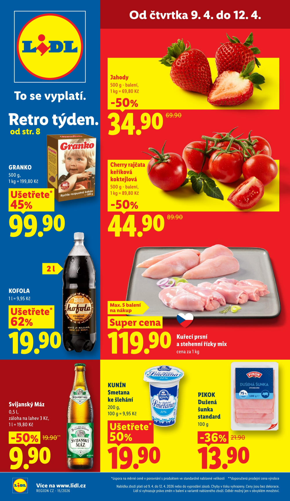 Leták Lidl leták od čtvrtka - Retro týden - strana 1