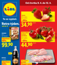 Akční leták Lidl  od čtvrtka - Retro týden