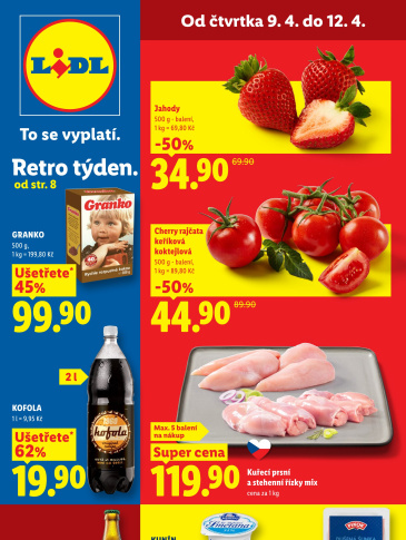 Lidl leták od čtvrtka - Retro týden
