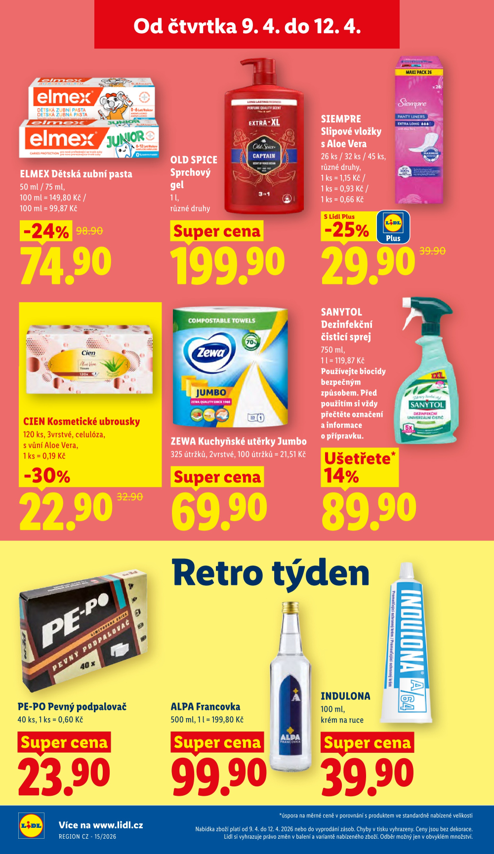 Leták Lidl leták od čtvrtka - Retro týden - strana 26