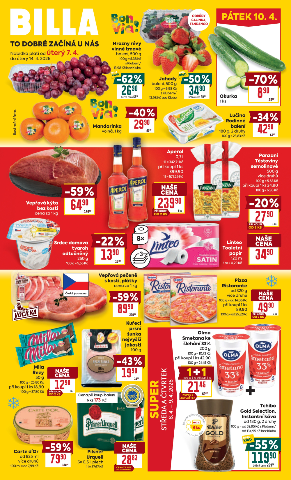 Leták BILLA malý leták - strana 1