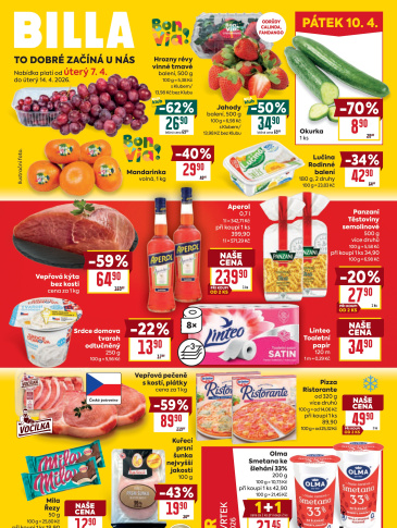 BILLA malý leták