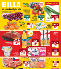 Akční leták BILLA velký 