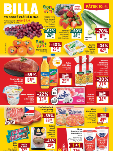 BILLA velký leták