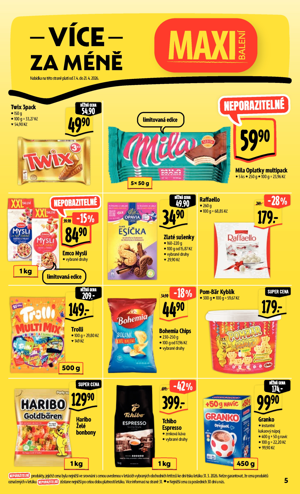 Leták Albert Hypermarket leták - Praha Galerie Harfa - strana 11