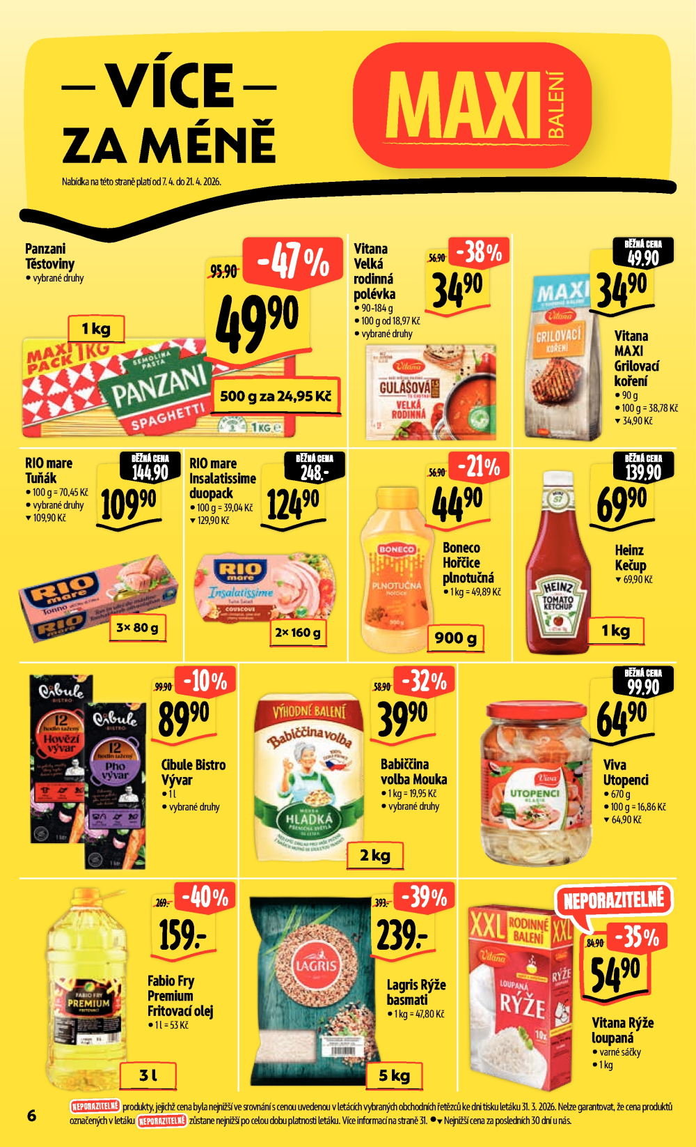 Leták Albert Hypermarket leták - Praha Galerie Harfa - strana 12