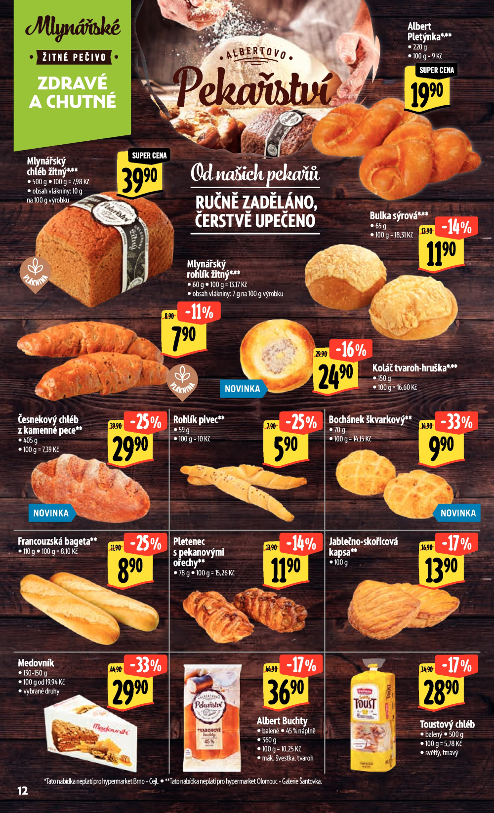 Leták Albert Hypermarket leták - Praha Galerie Harfa - strana 22