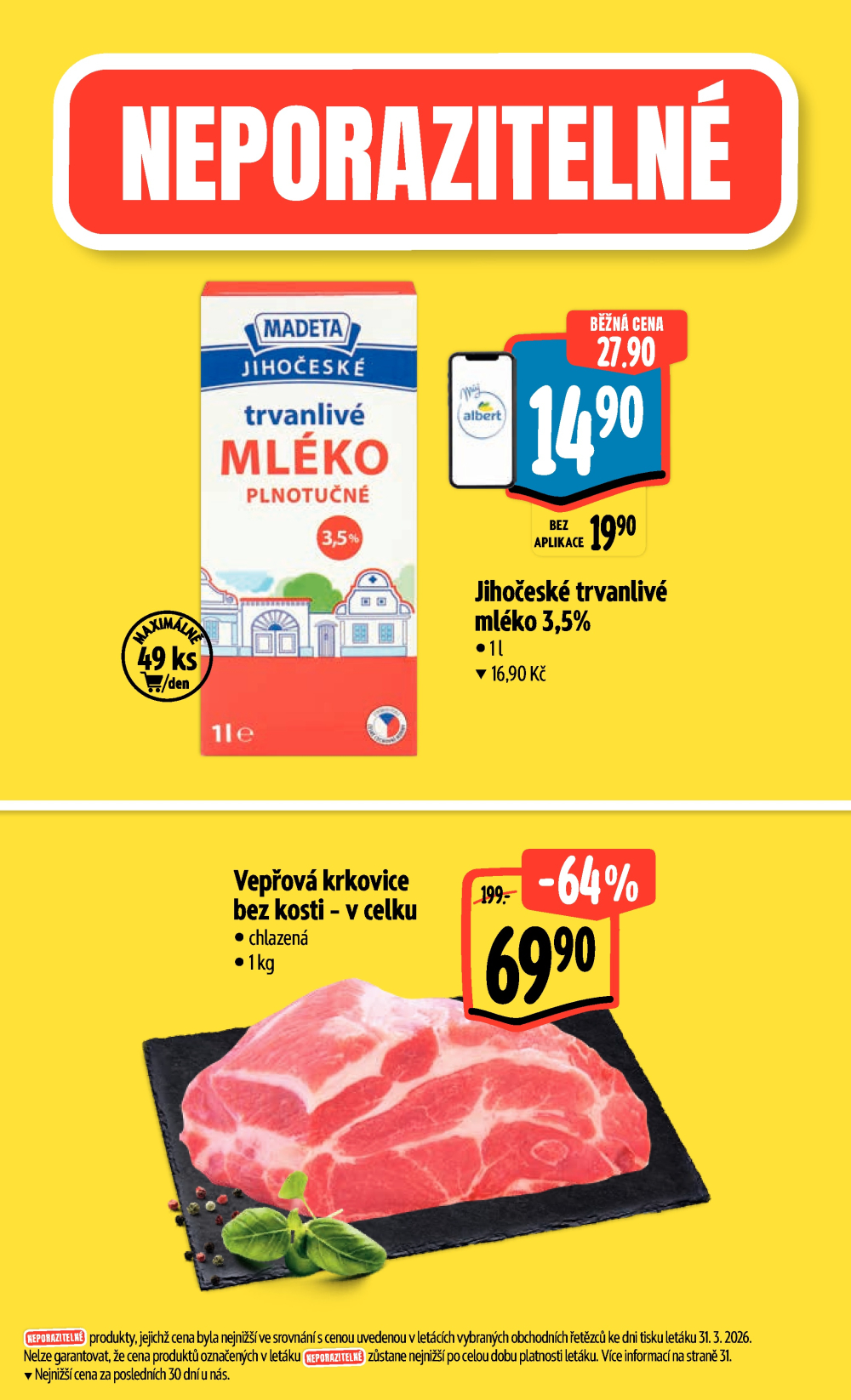 Leták Albert Hypermarket leták - Praha Galerie Harfa - strana 2