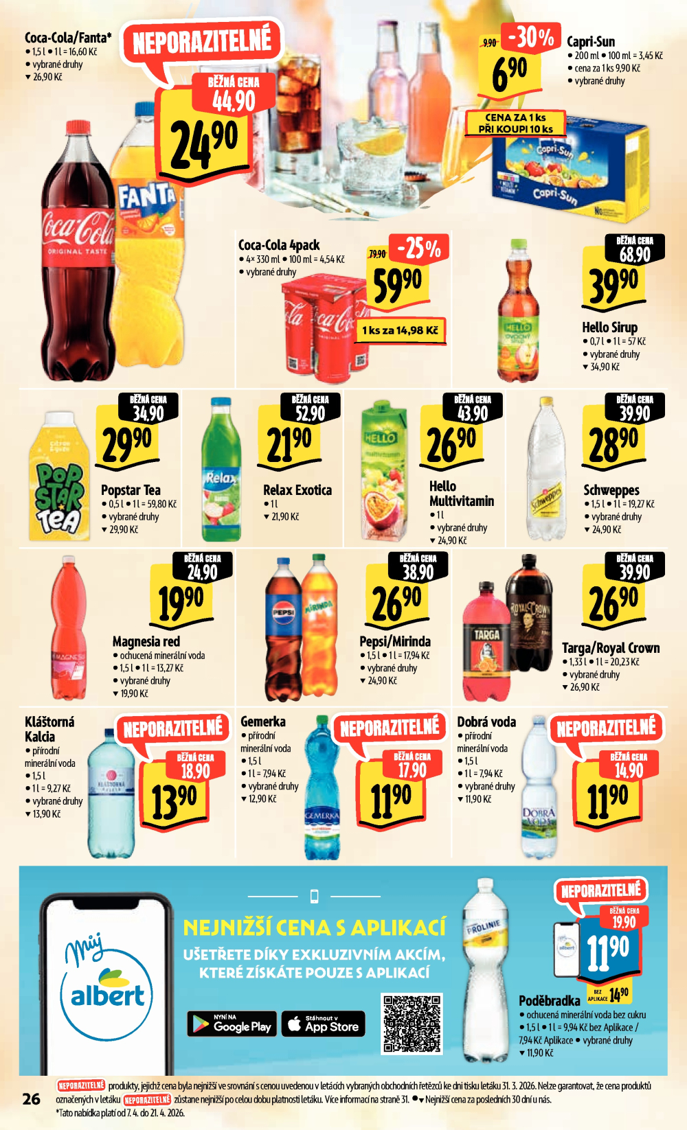 Leták Albert Hypermarket leták - Praha Galerie Harfa - strana 36