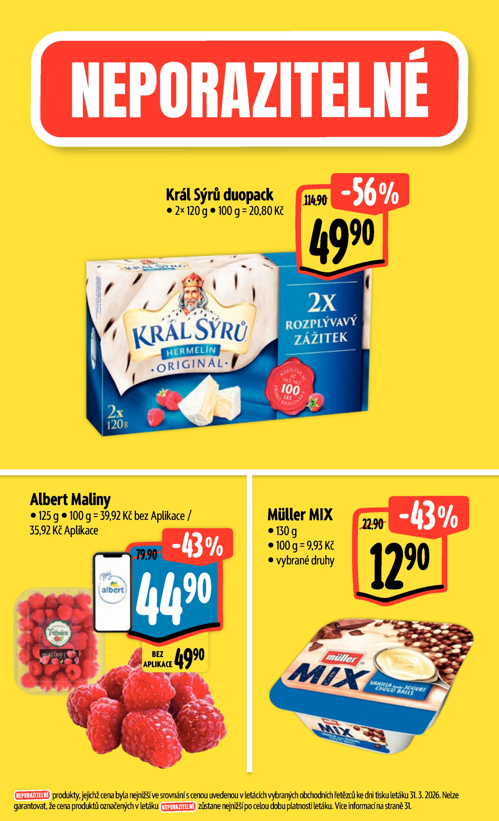 Leták Albert Hypermarket leták - Praha Galerie Harfa - strana 3