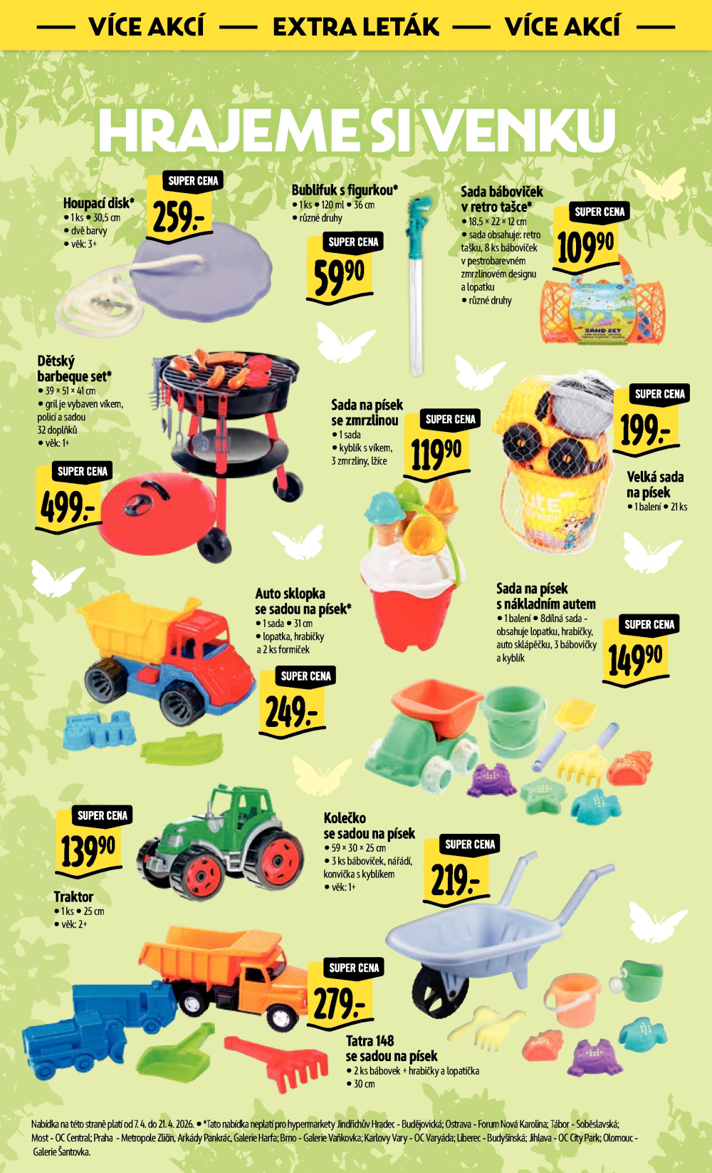 Leták Albert Hypermarket leták - Praha Galerie Harfa - strana 47