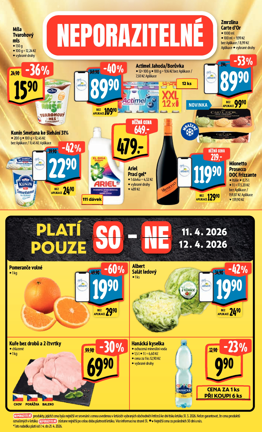 Leták Albert Hypermarket leták - Praha Galerie Harfa - strana 8