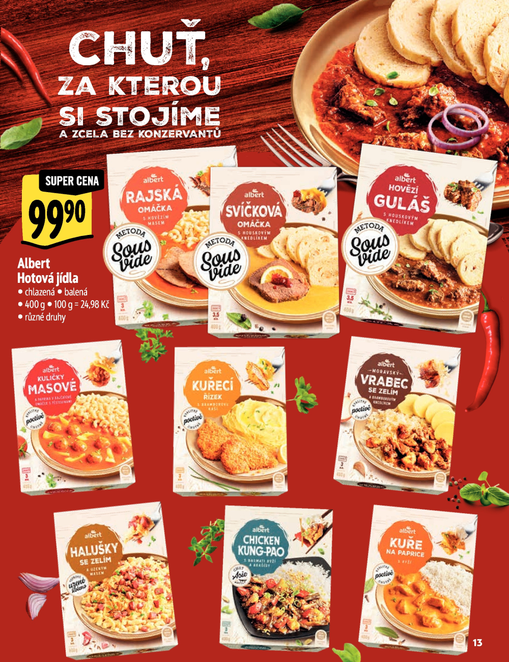 Leták Albert leták - Akční katalog Snadno a lépe - strana 13