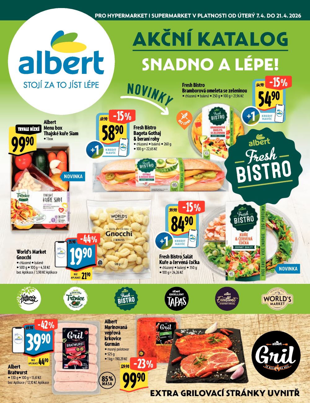 Leták Albert leták - Akční katalog Snadno a lépe - strana 1