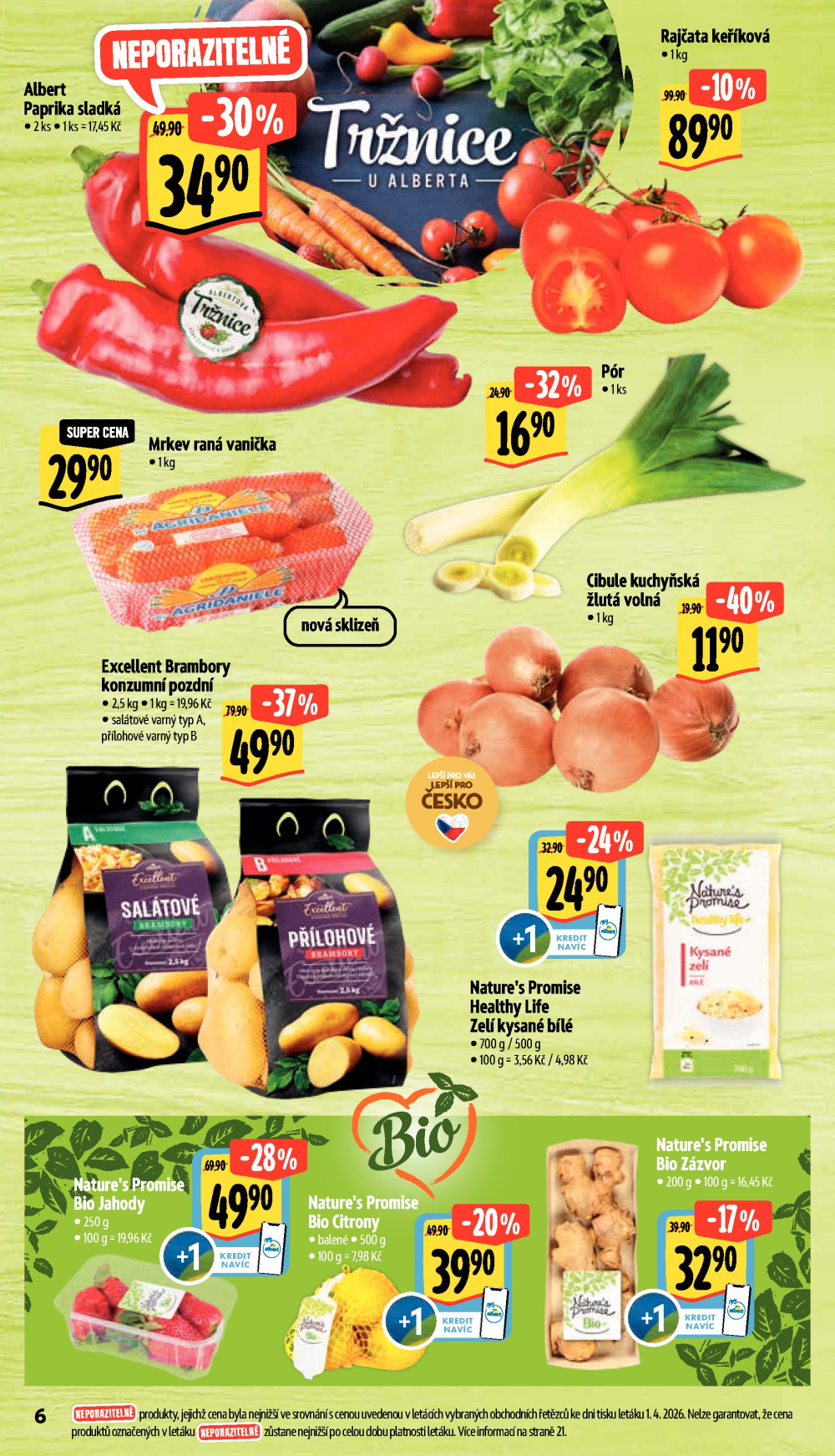 Leták Albert Supermarket leták - Brno, Ečerova - strana 16