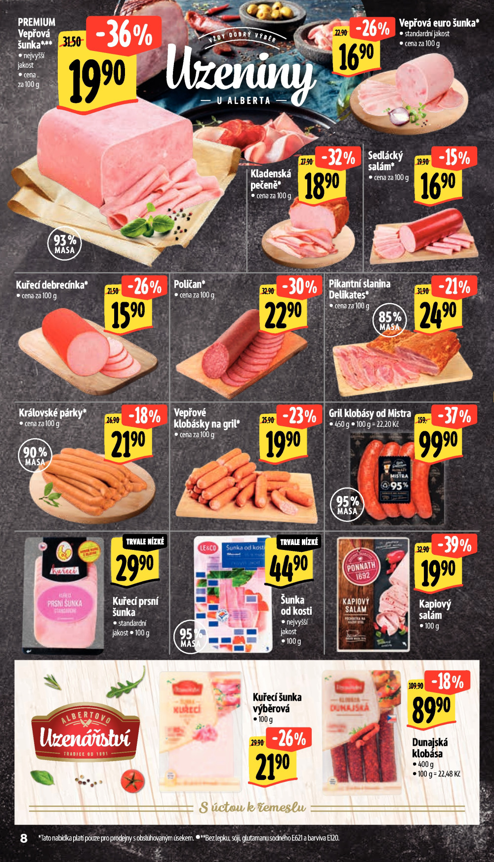 Leták Albert Supermarket leták - Brno, Ečerova - strana 22