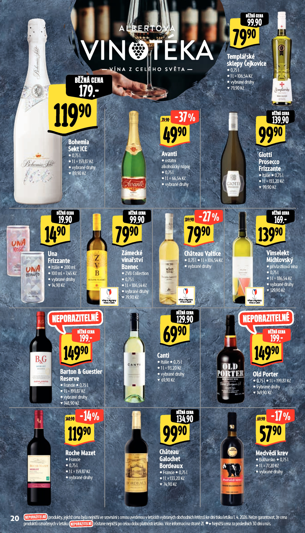 Leták Albert Supermarket leták - Brno, Ečerova - strana 34