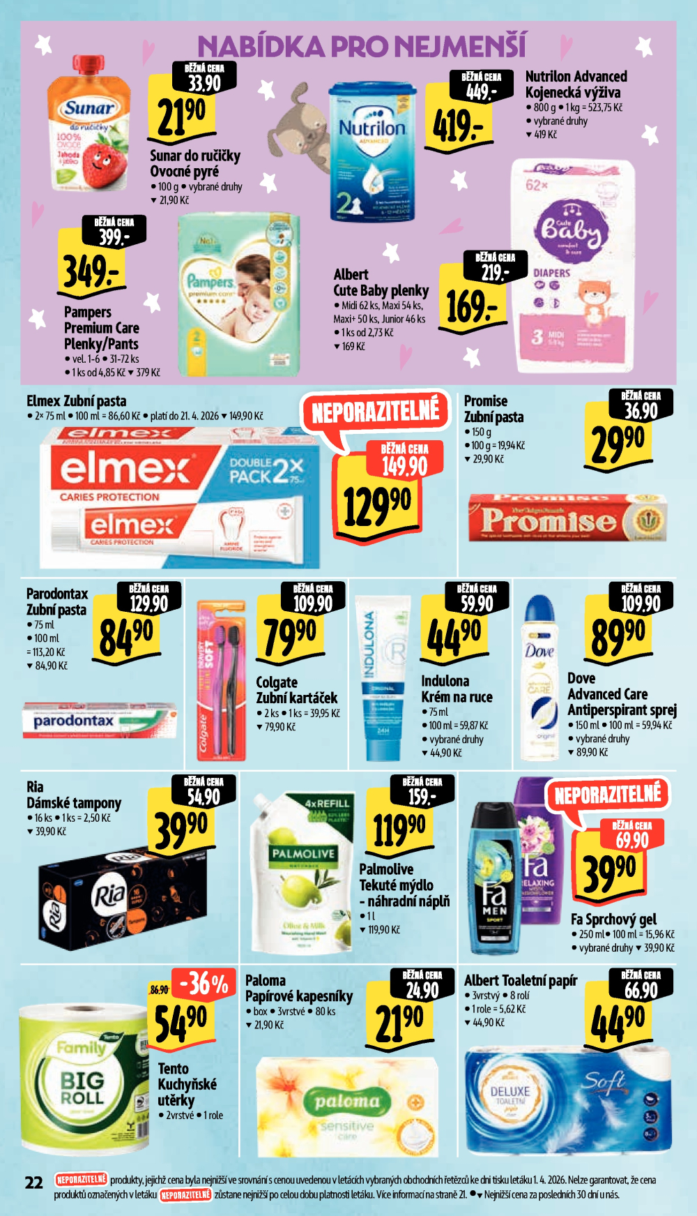 Leták Albert Supermarket leták - Brno, Ečerova - strana 36