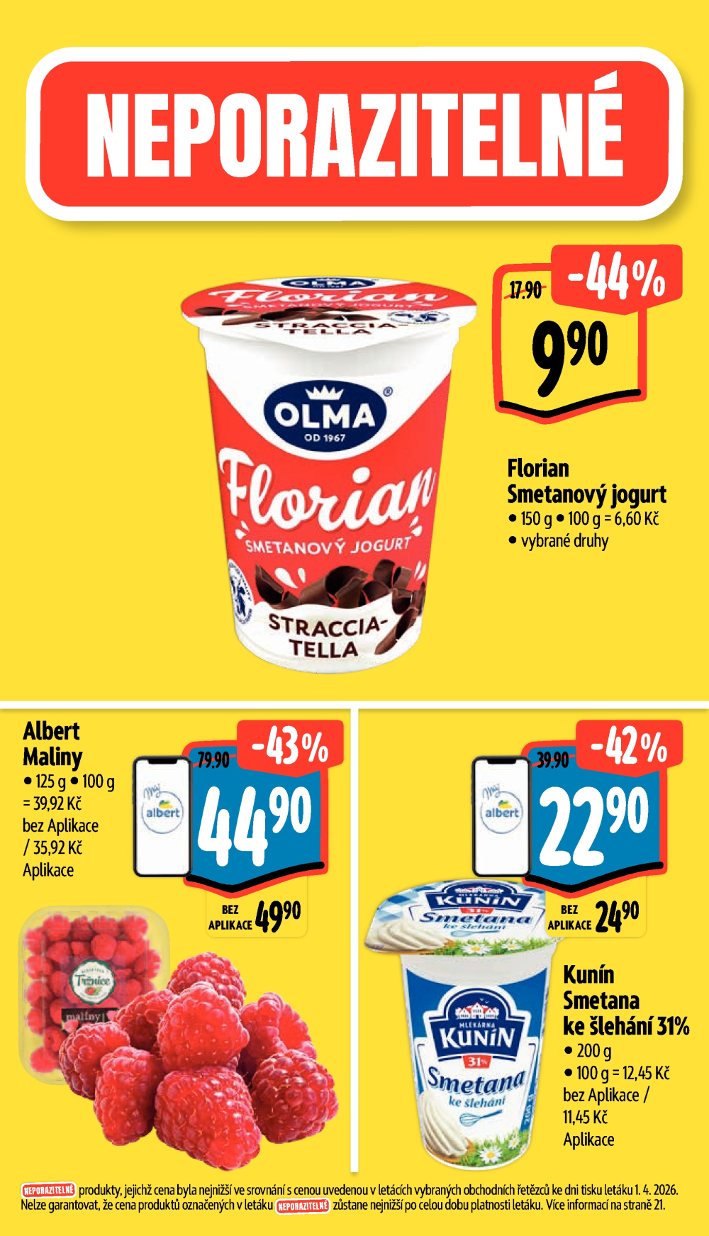 Leták Albert Supermarket leták - Brno, Ečerova - strana 3