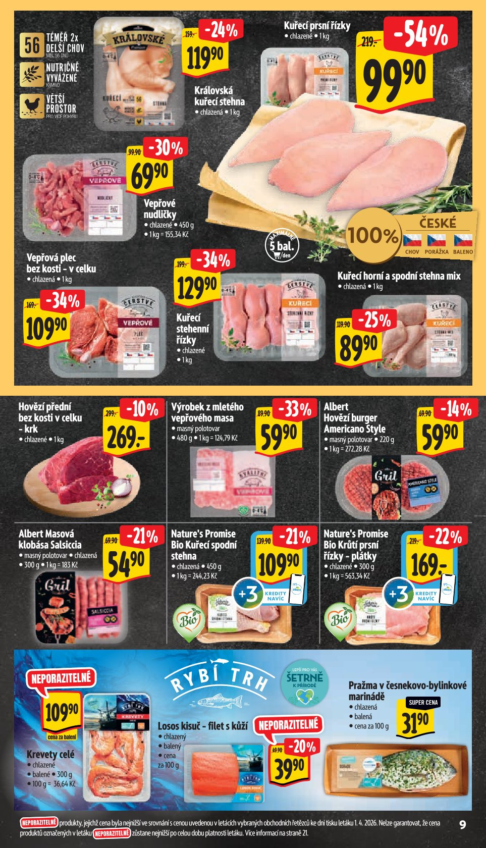 Leták Albert Supermarket leták - Brno, Ečerova - strana 23