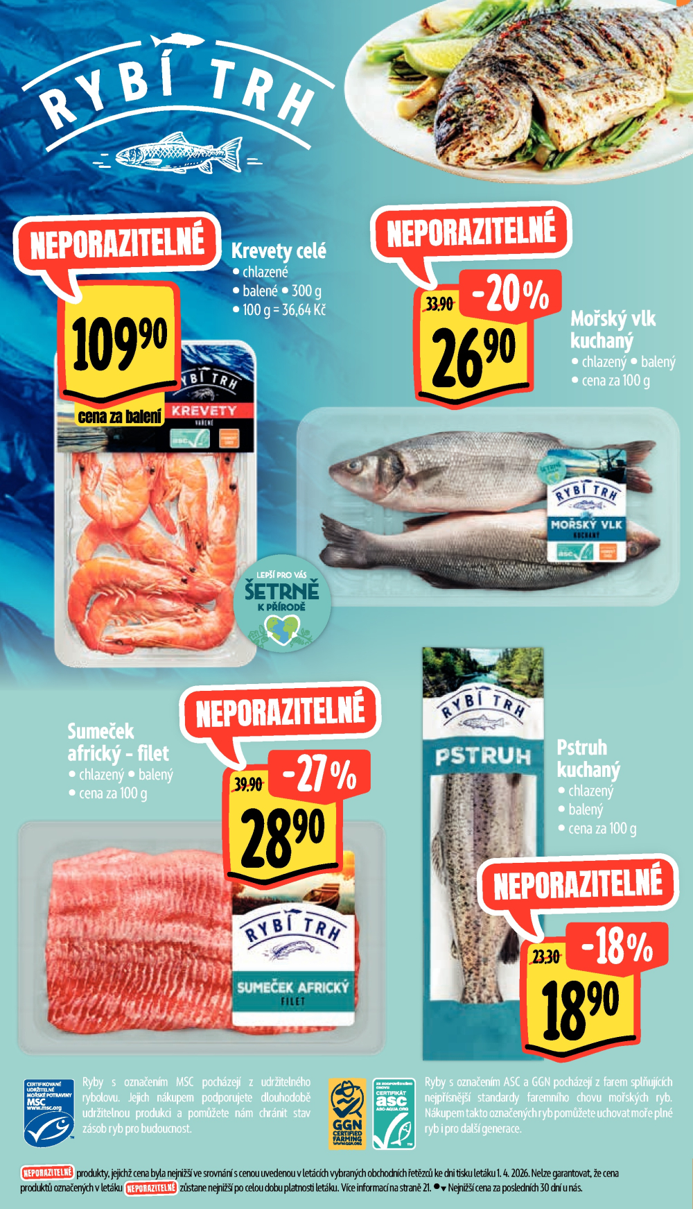 Leták Albert Supermarket leták - Brno, Ečerova - strana 6