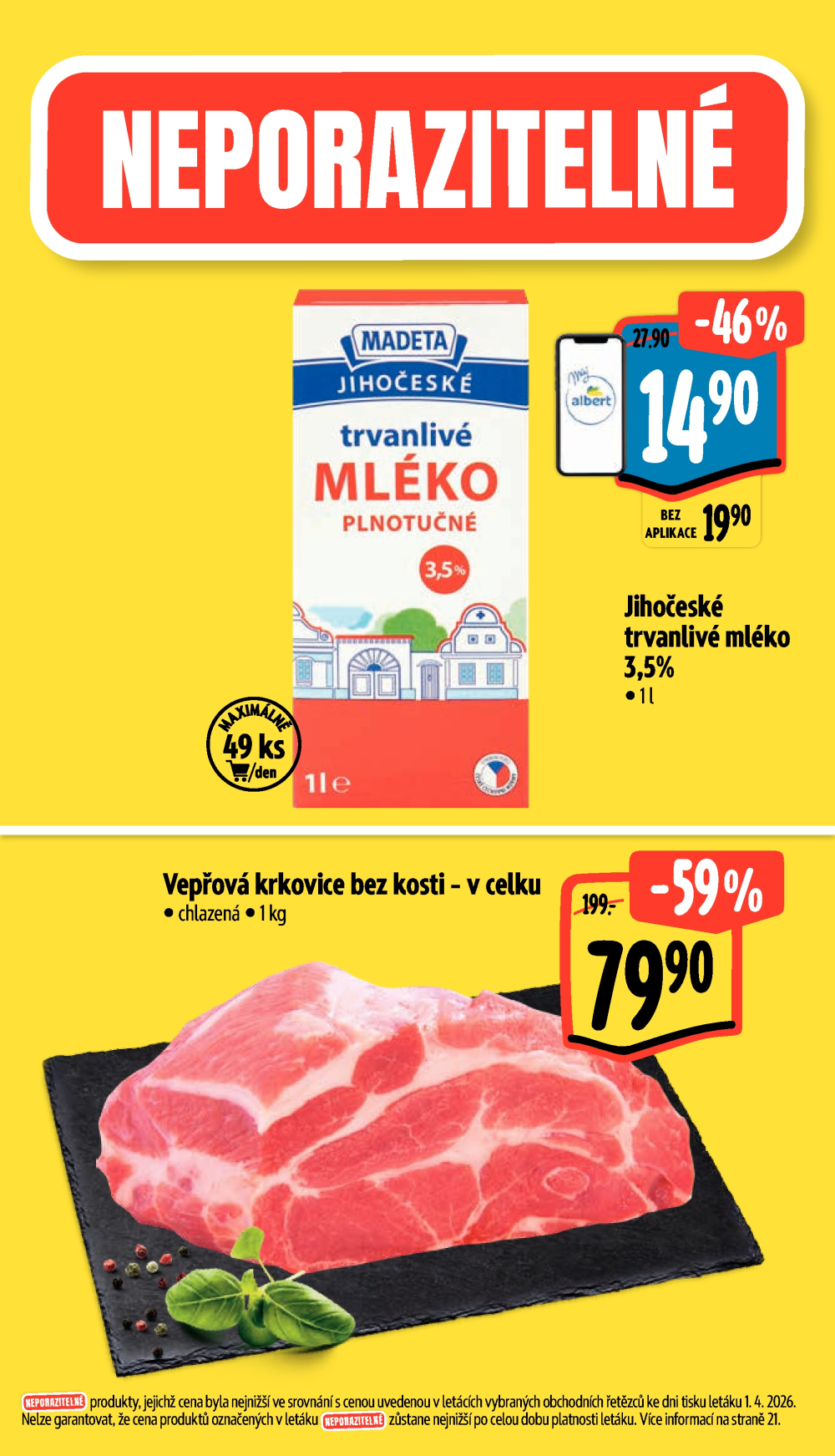 Leták Albert Supermarket leták - strana 2