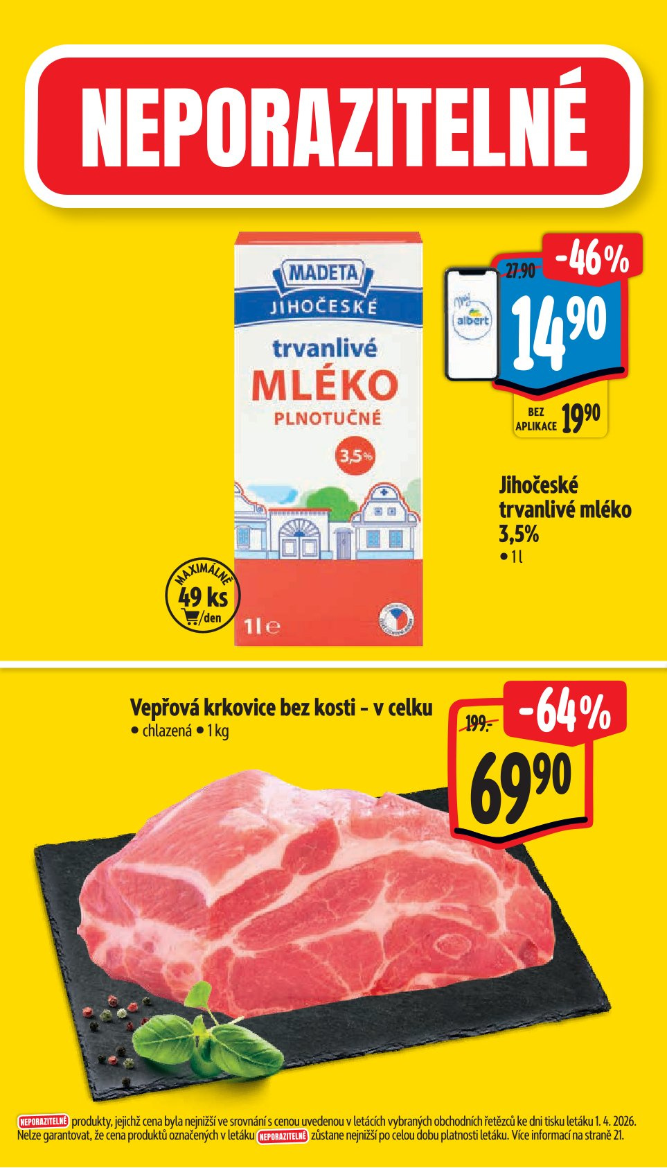 Leták Albert Supermarket leták - strana 2