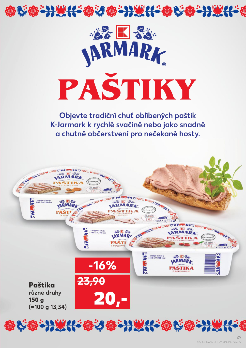 Leták Kaufland leták Mariánské Lázně - strana 29