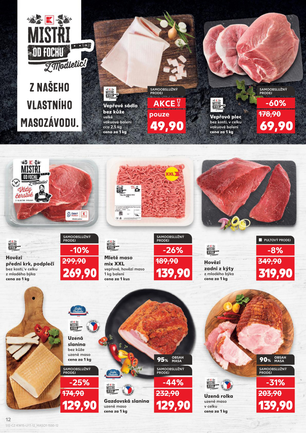 Leták Kaufland leták Třeboň - strana 12