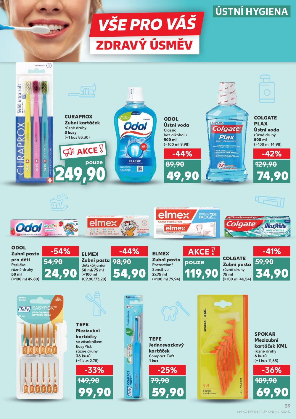 Leták Kaufland leták Třeboň - strana 39