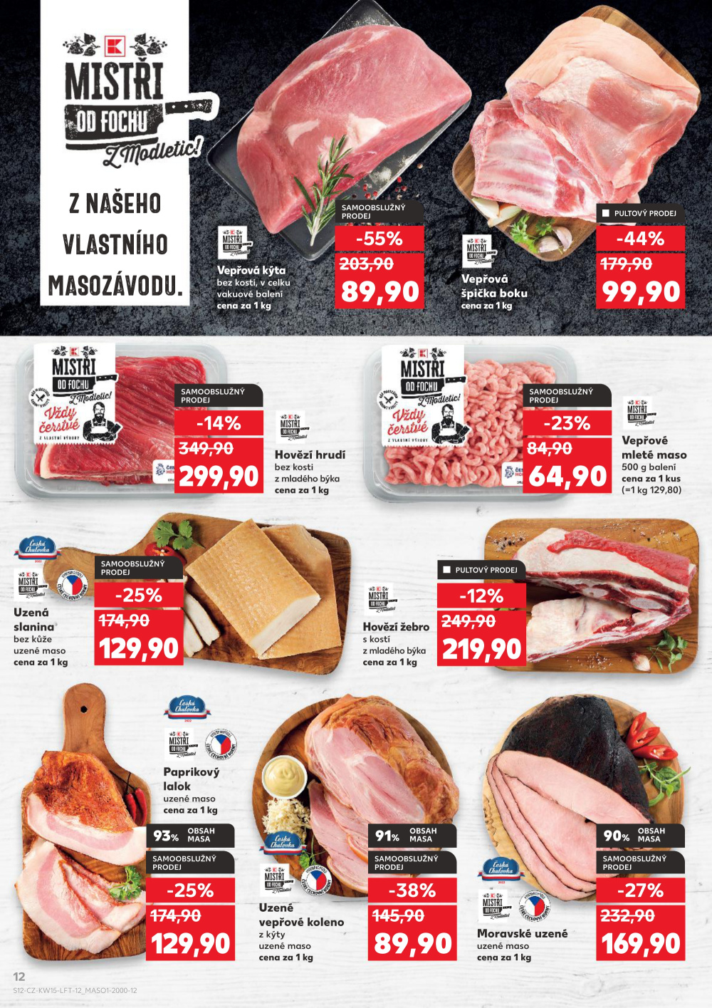 Leták Kaufland leták Brno - Slatina - strana 12