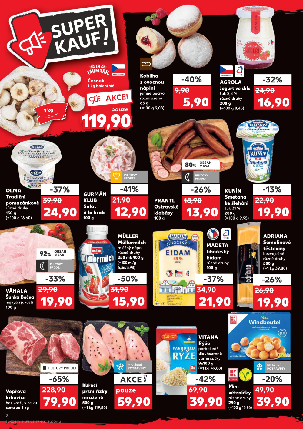 Leták Kaufland leták Brno - Slatina - strana 2