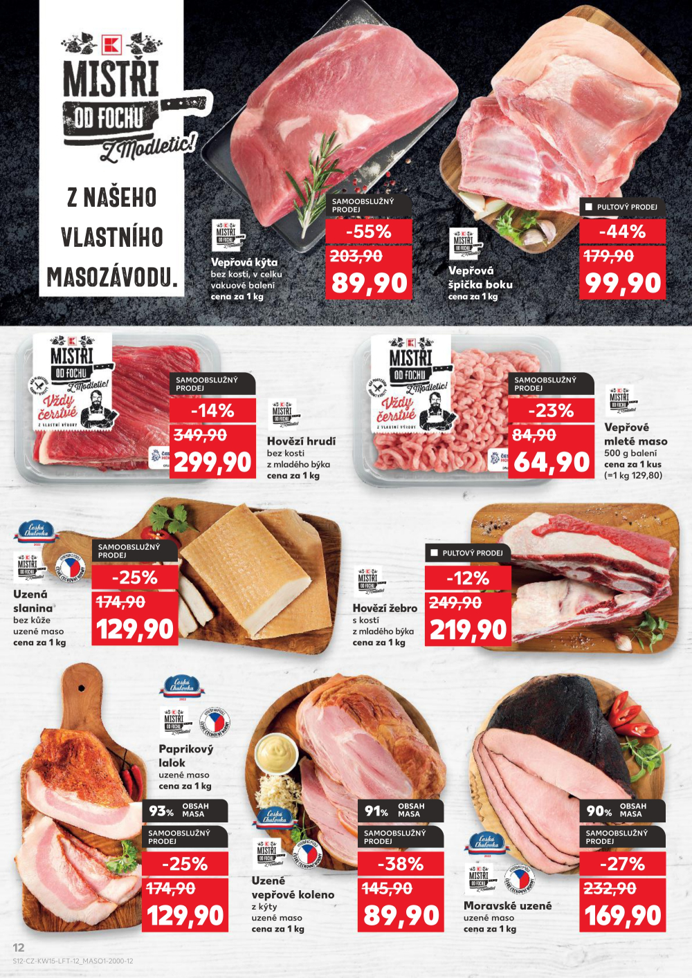 Leták Kaufland leták Zlín - Čepkov - strana 12