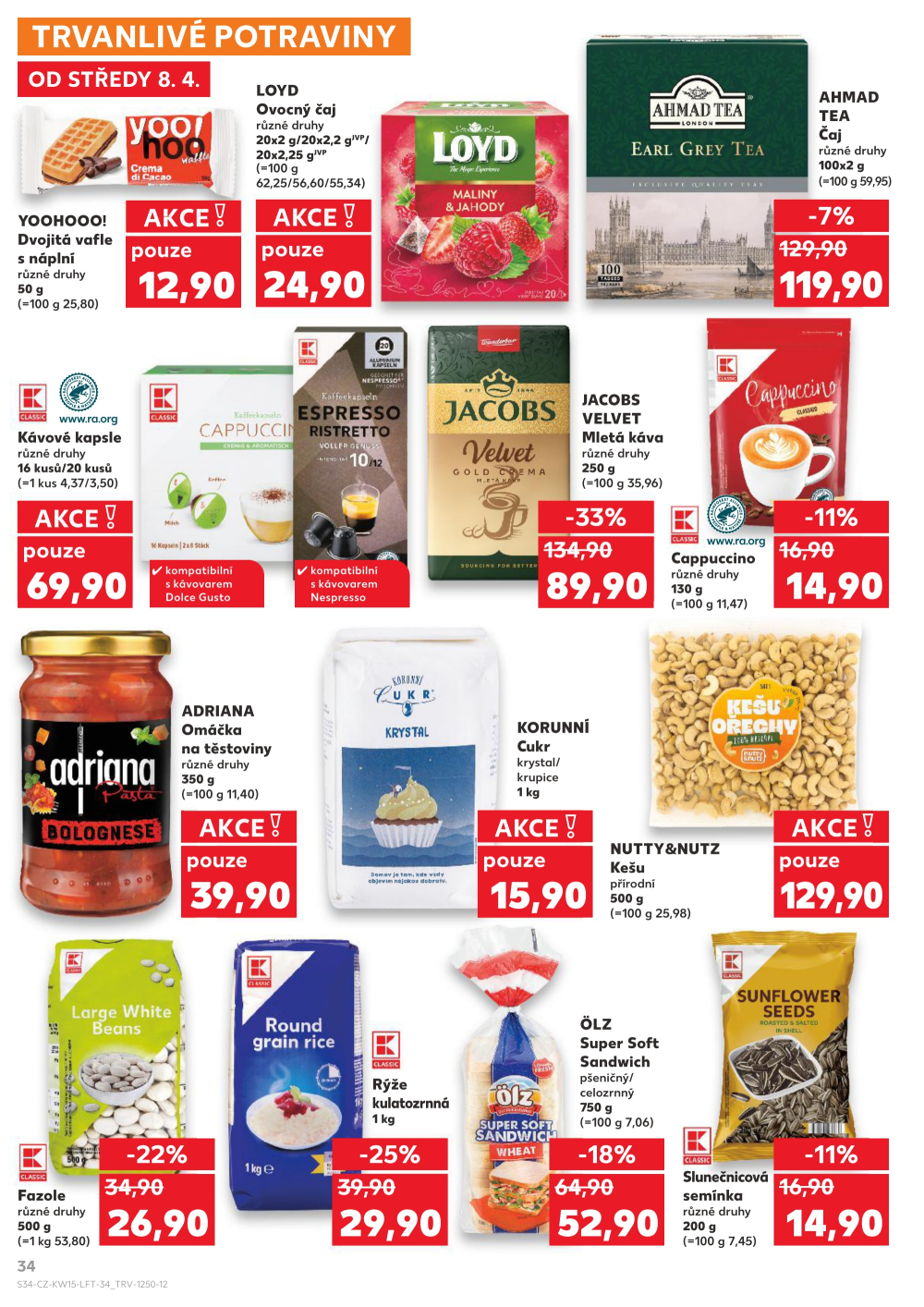 Leták Kaufland leták Zlín - Čepkov - strana 34