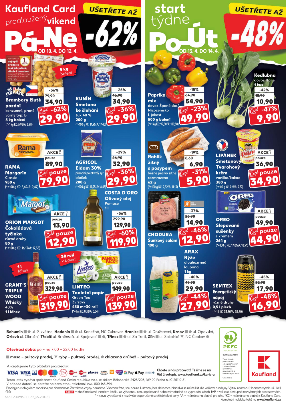 Leták Kaufland leták Zlín - Čepkov - strana 46