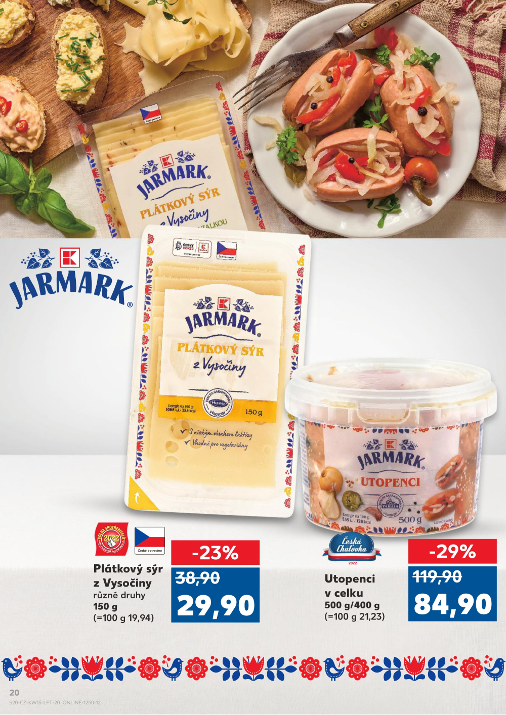 Leták Kaufland leták Poděbrady U Garáží - strana 20