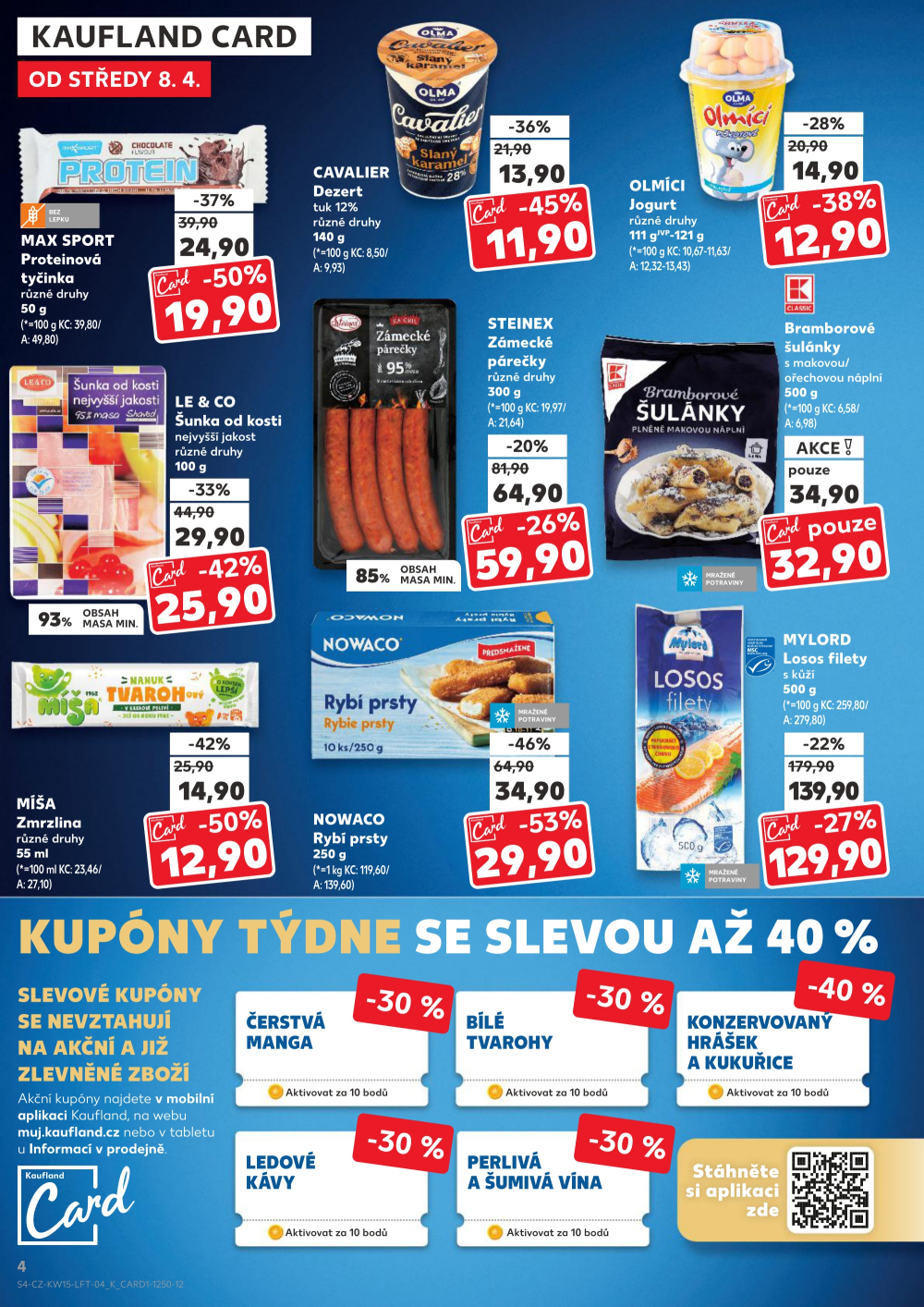 Leták Kaufland leták Praha - Čestlice - strana 4
