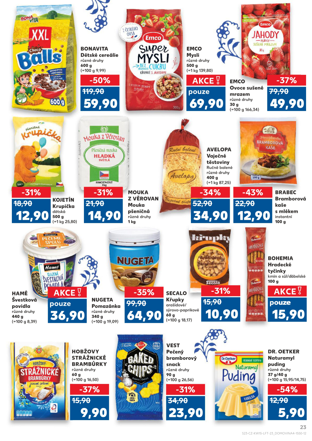 Leták Kaufland Turnov, Sobotecká - strana 23