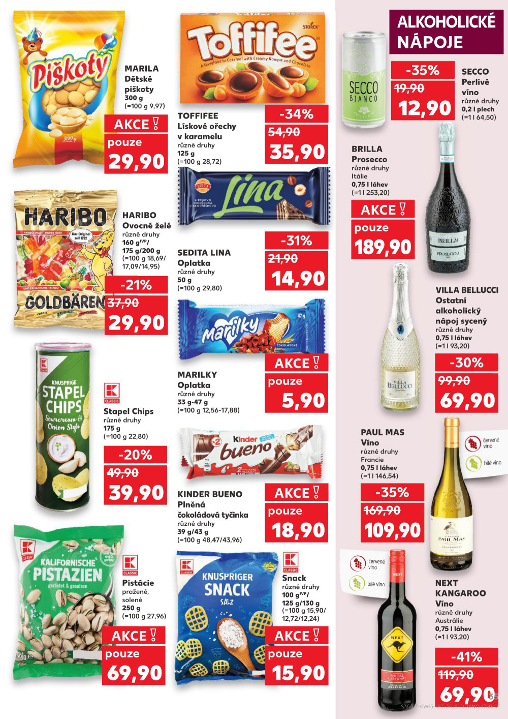 Leták Kaufland Turnov, Sobotecká - strana 35