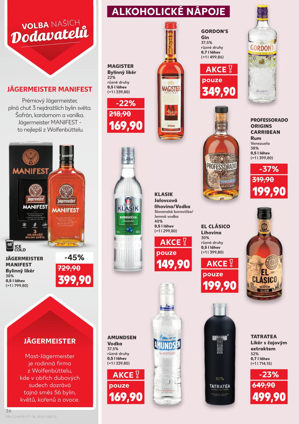 Leták Kaufland Turnov, Sobotecká - strana 36