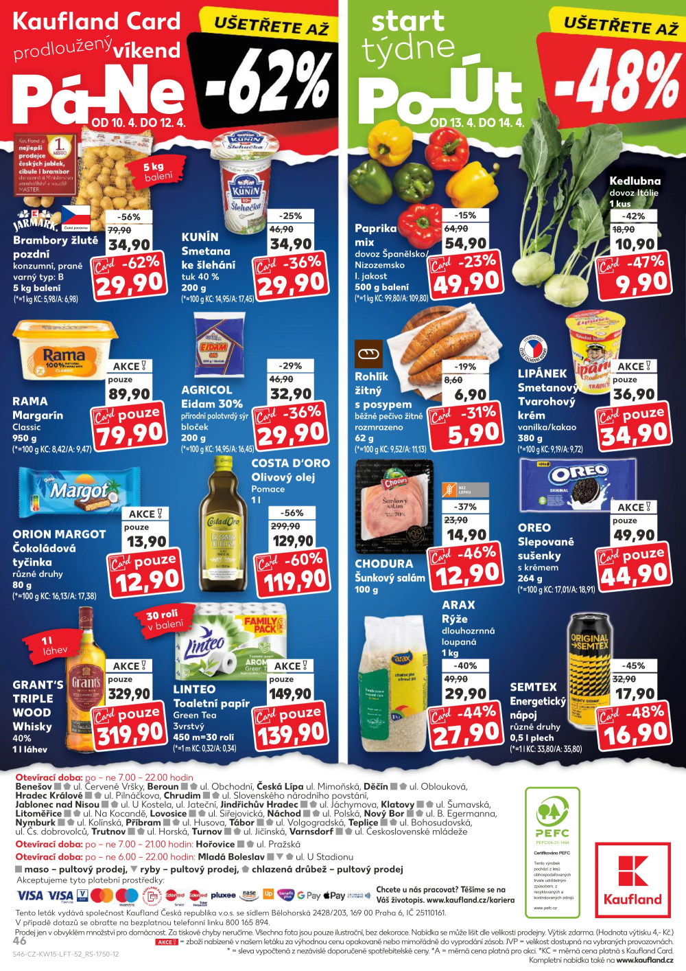 Leták Kaufland Turnov, Sobotecká - strana 46