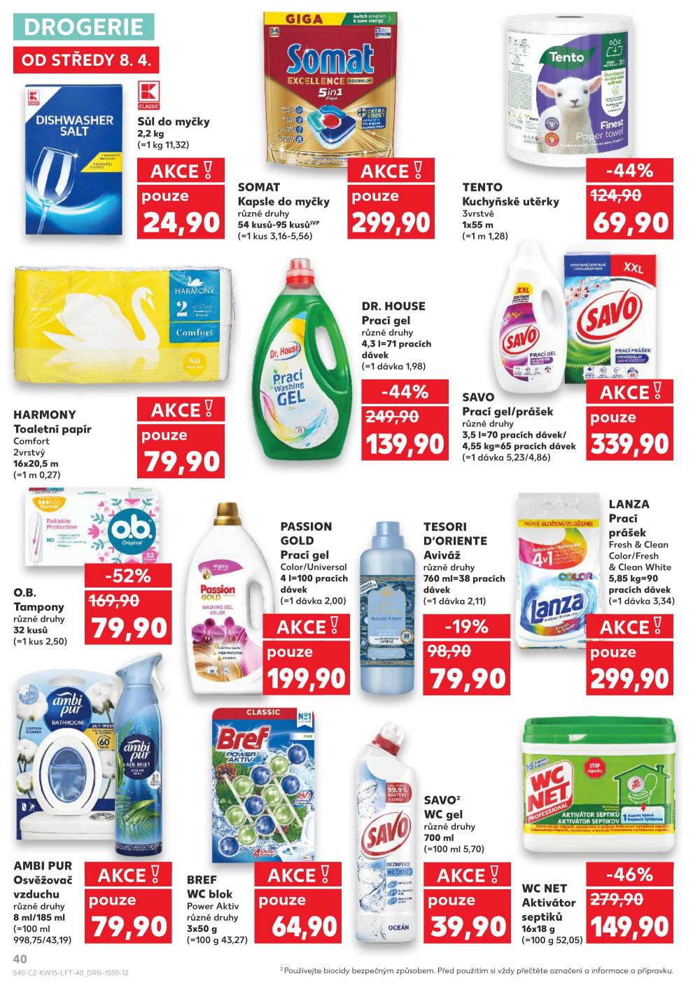 Leták Kaufland leták Praha 8 - Libeň - strana 40