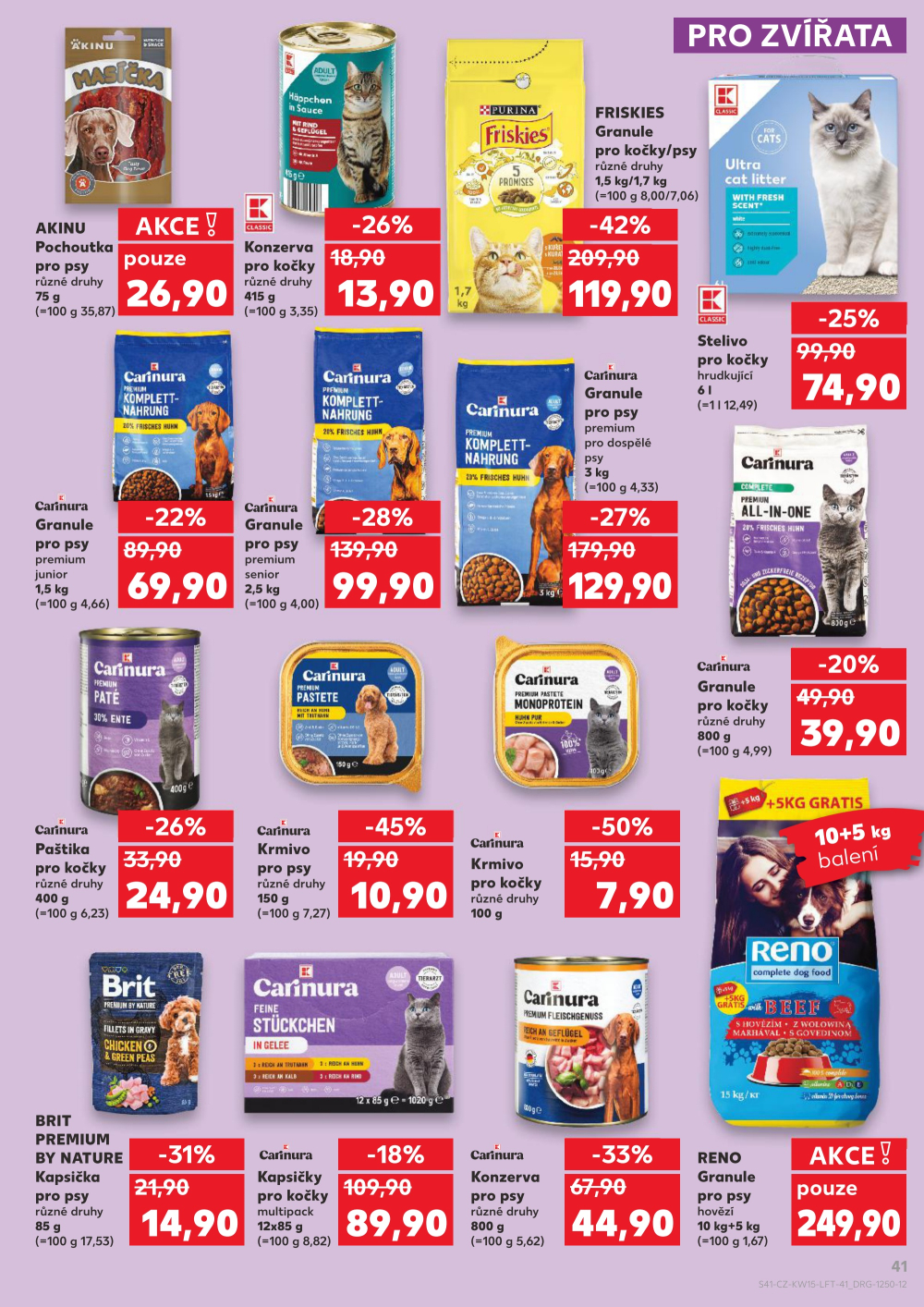 Leták Kaufland leták Praha 8 - Libeň - strana 41