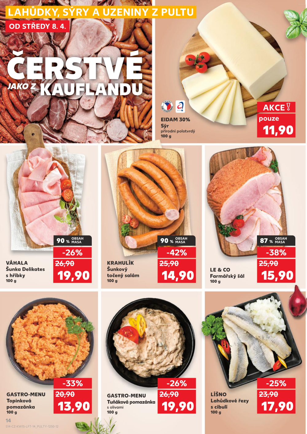 Leták Kaufland leták Kadaň - strana 14