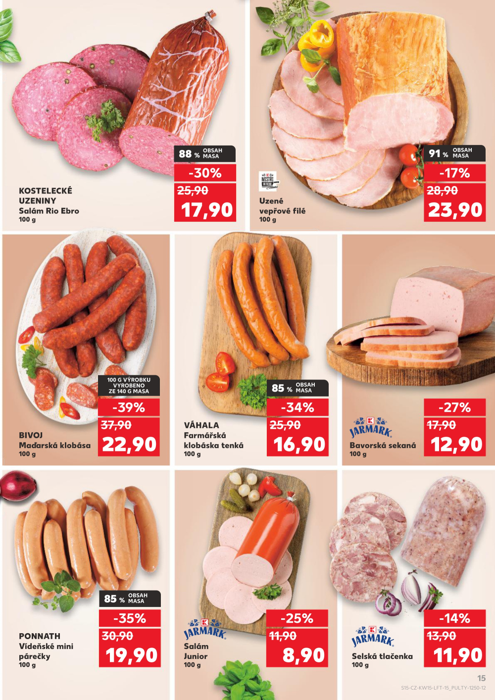 Leták Kaufland leták Kadaň - strana 15