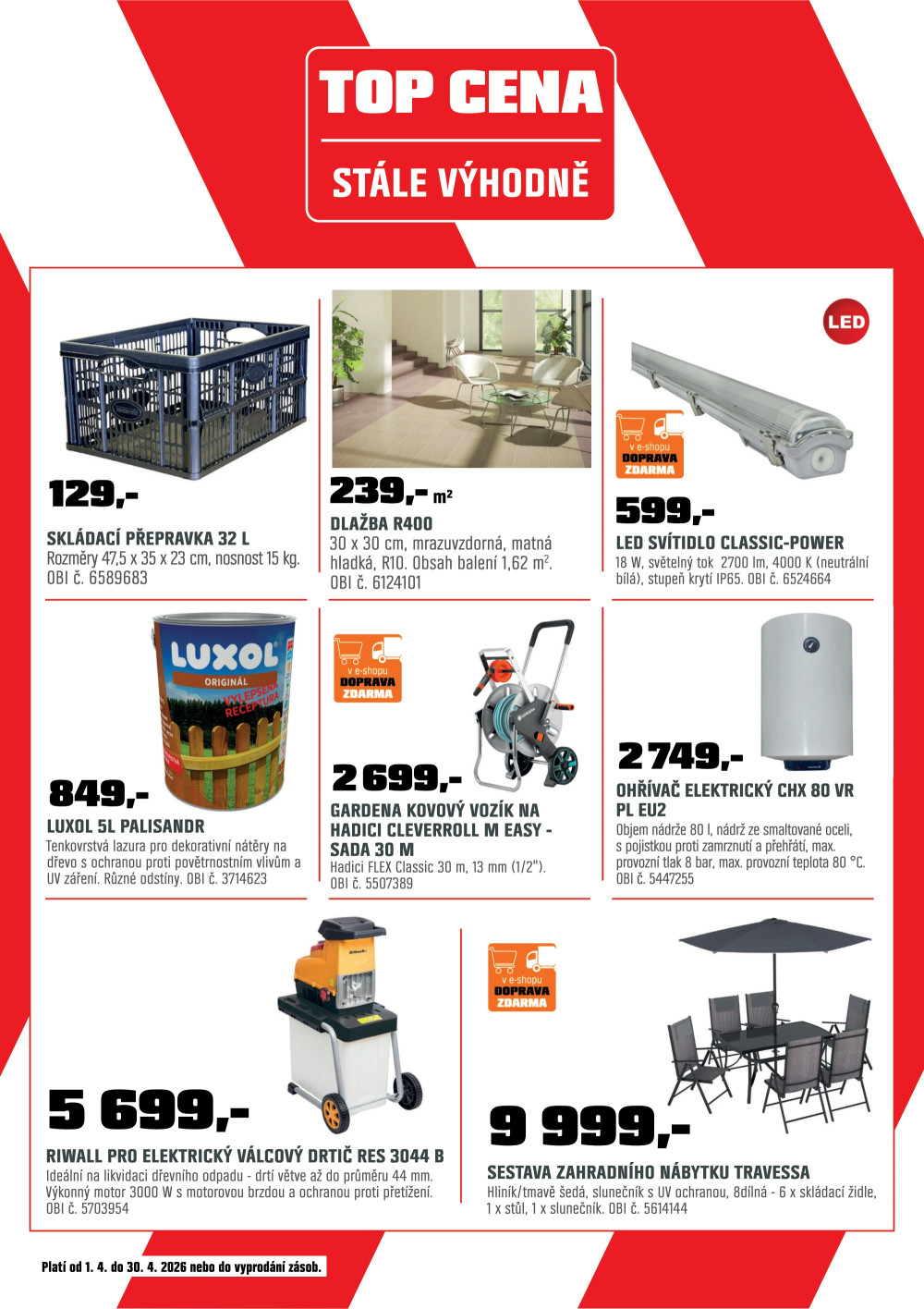 Leták OBI leták - strana 25