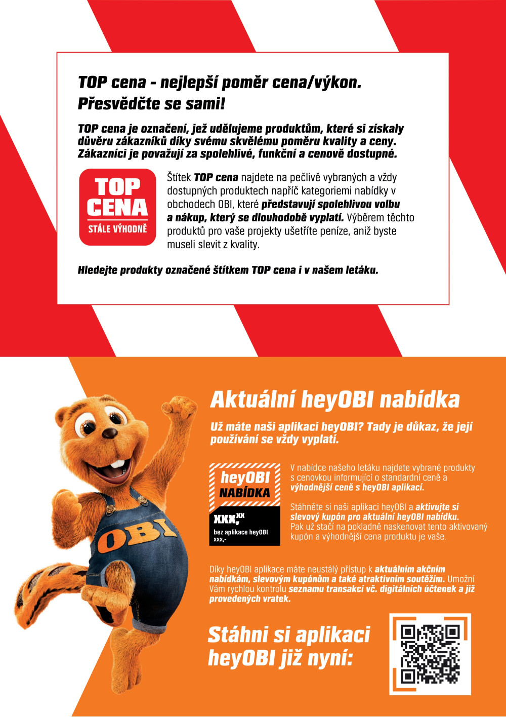 Leták OBI leták - strana 2