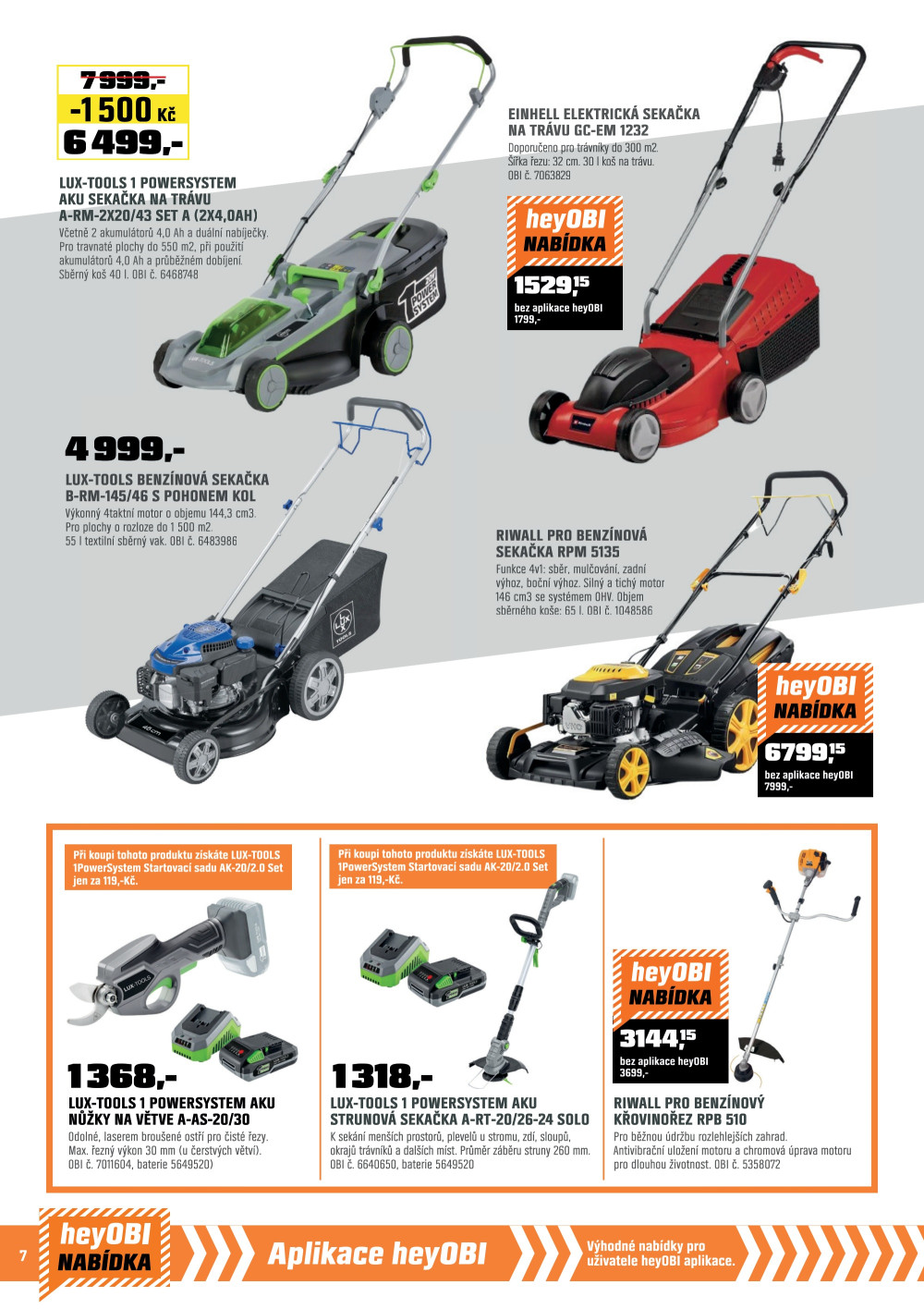 Leták OBI leták - strana 8