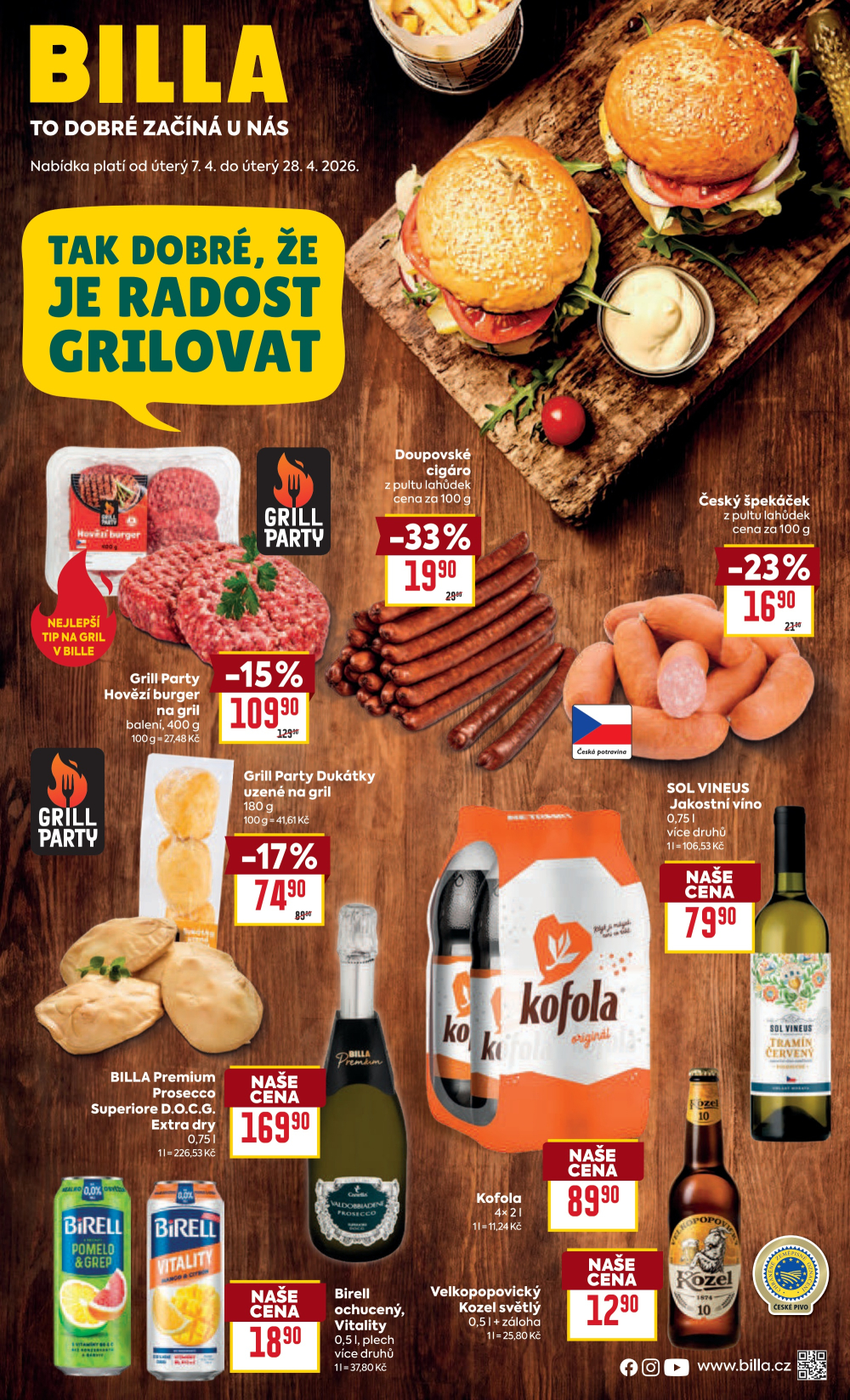 Leták BILLA leták - Grilování - strana 1