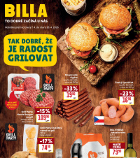 Akční leták BILLA  - Grilování